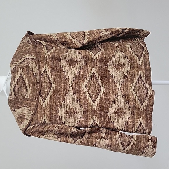 Lauren Jeans Co Western Jacket Aztec Print Boho Size L - Picture 7 of 7